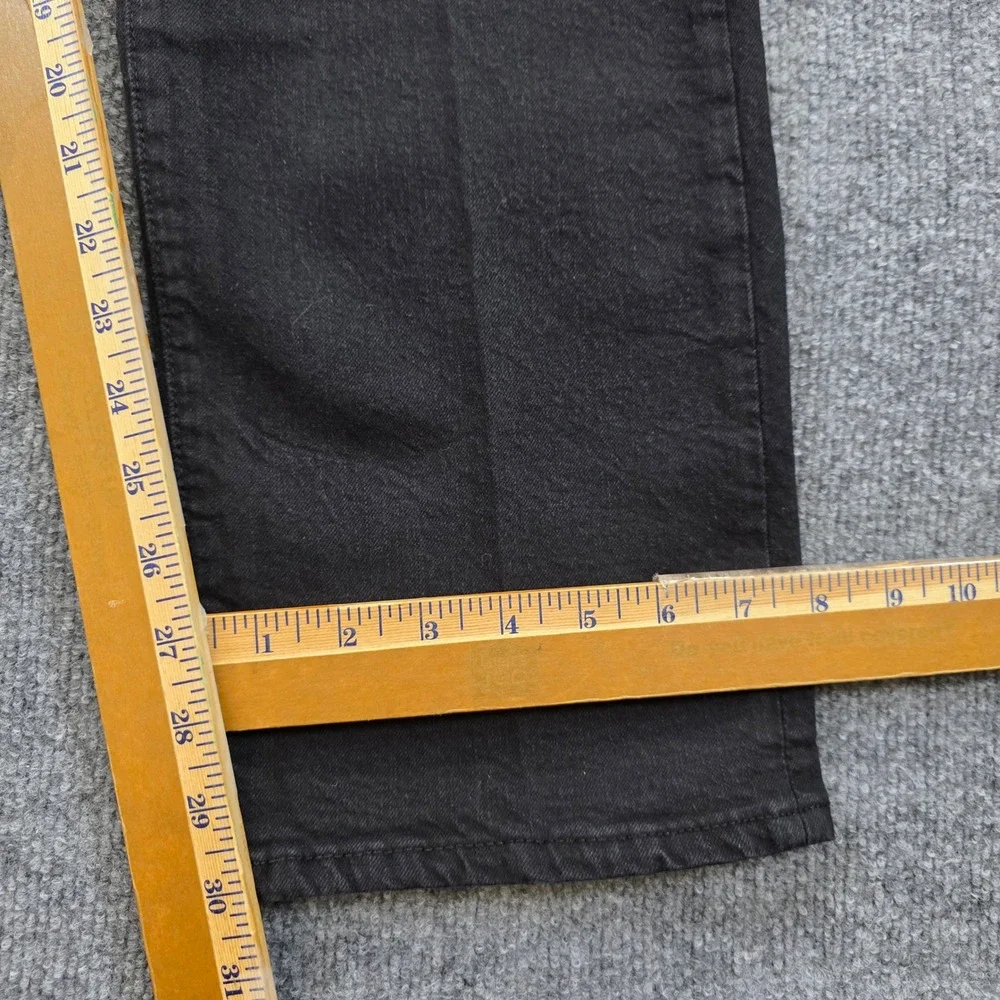 Polo Ralph Lauren Jeans Mens 34x30 Black Hampton Relaxed Straight Denim Preppy